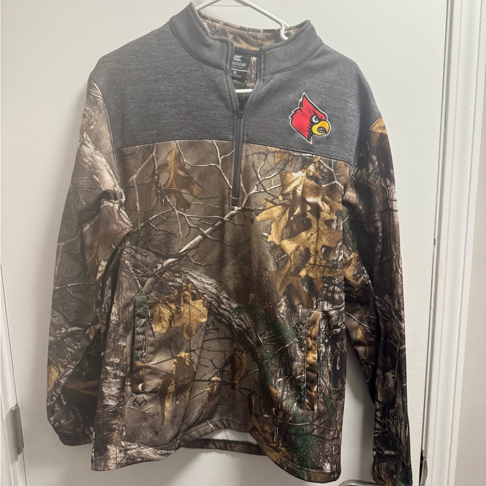 *University of Louisville Men’s Camouflage 1/4 Zip Pullover